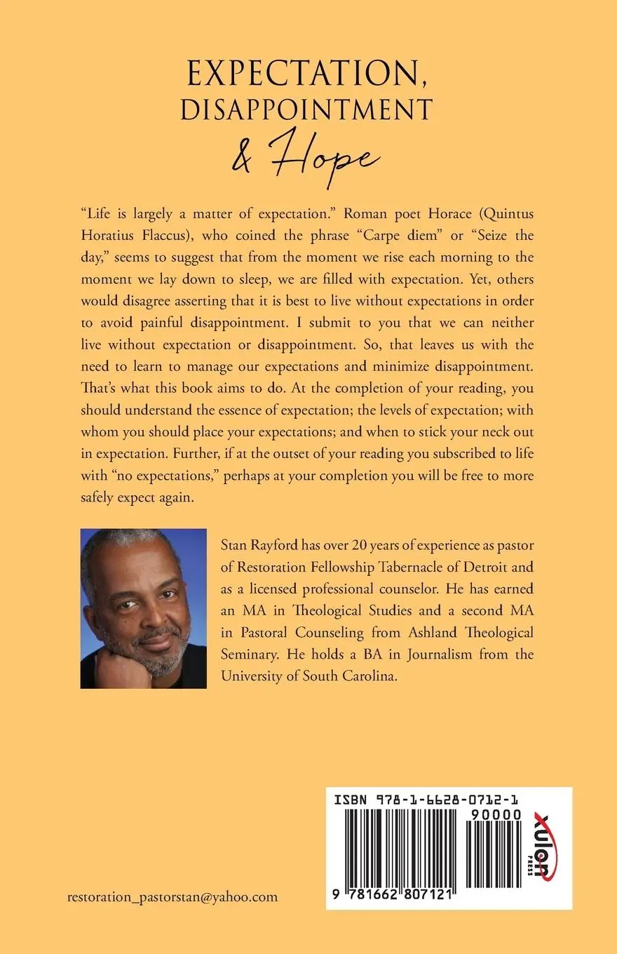 Rückseite: 9781662807121 | Expectation, Disappointment &amp; Hope | Stan Rayford | Taschenbuch | 2021