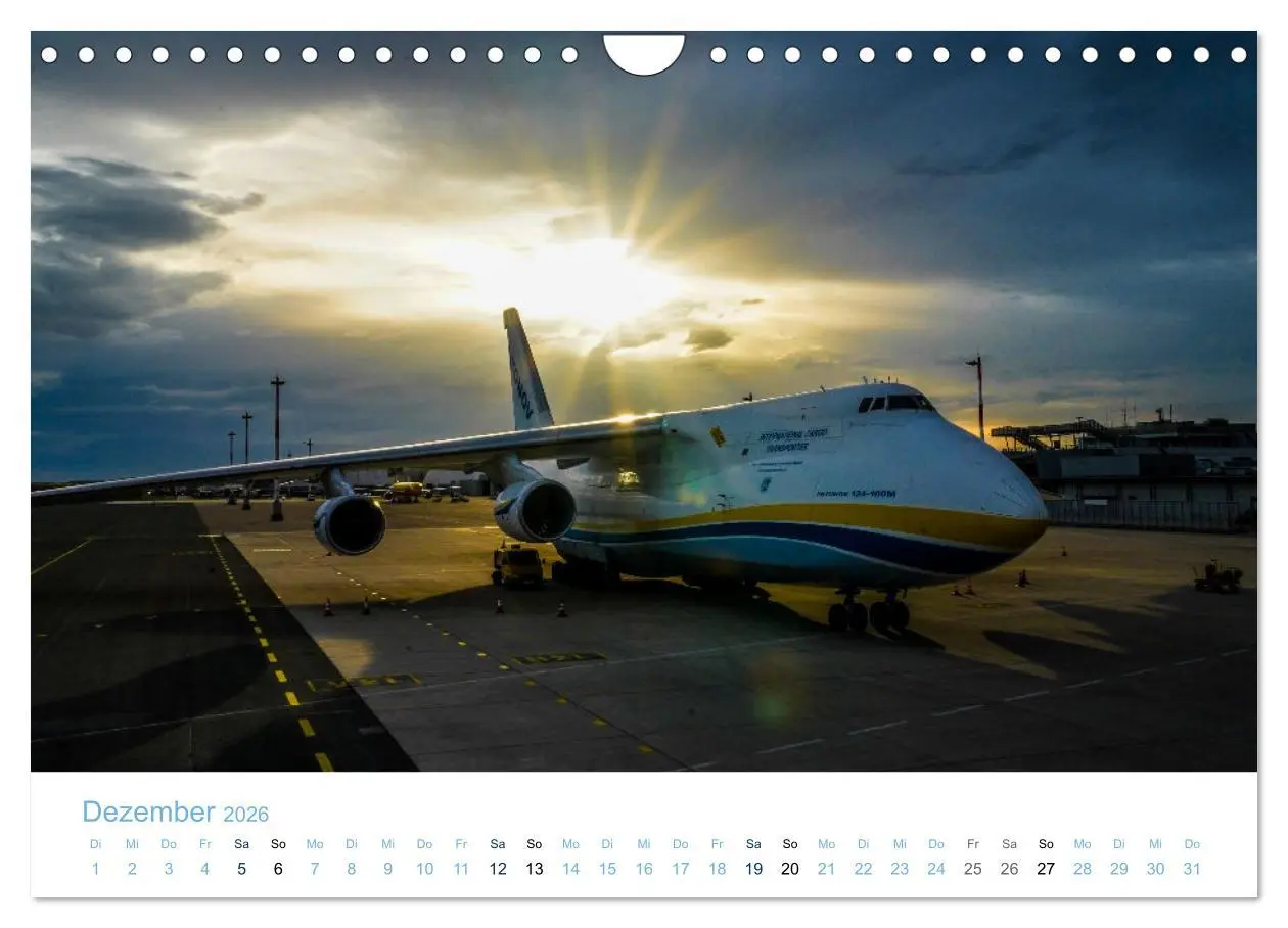 Bild: 9783457607121 | ANTONOV 124 (Wandkalender 2026 DIN A4 quer), CALVENDO Monatskalender