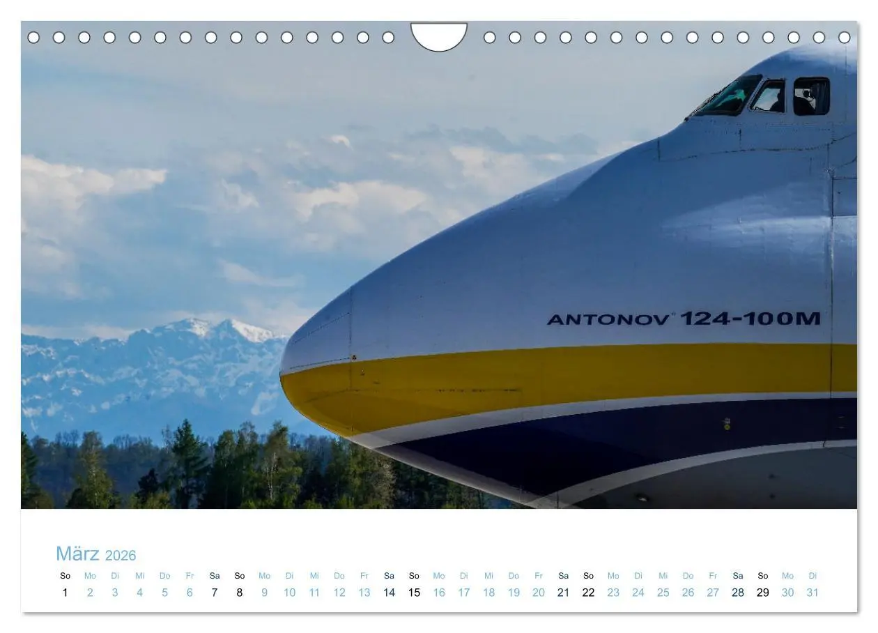 Bild: 9783457607121 | ANTONOV 124 (Wandkalender 2026 DIN A4 quer), CALVENDO Monatskalender