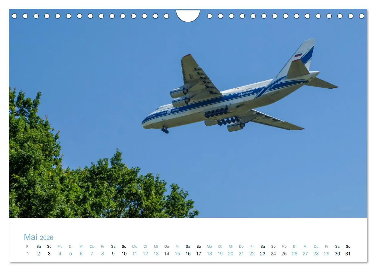 Bild: 9783457607121 | ANTONOV 124 (Wandkalender 2026 DIN A4 quer), CALVENDO Monatskalender