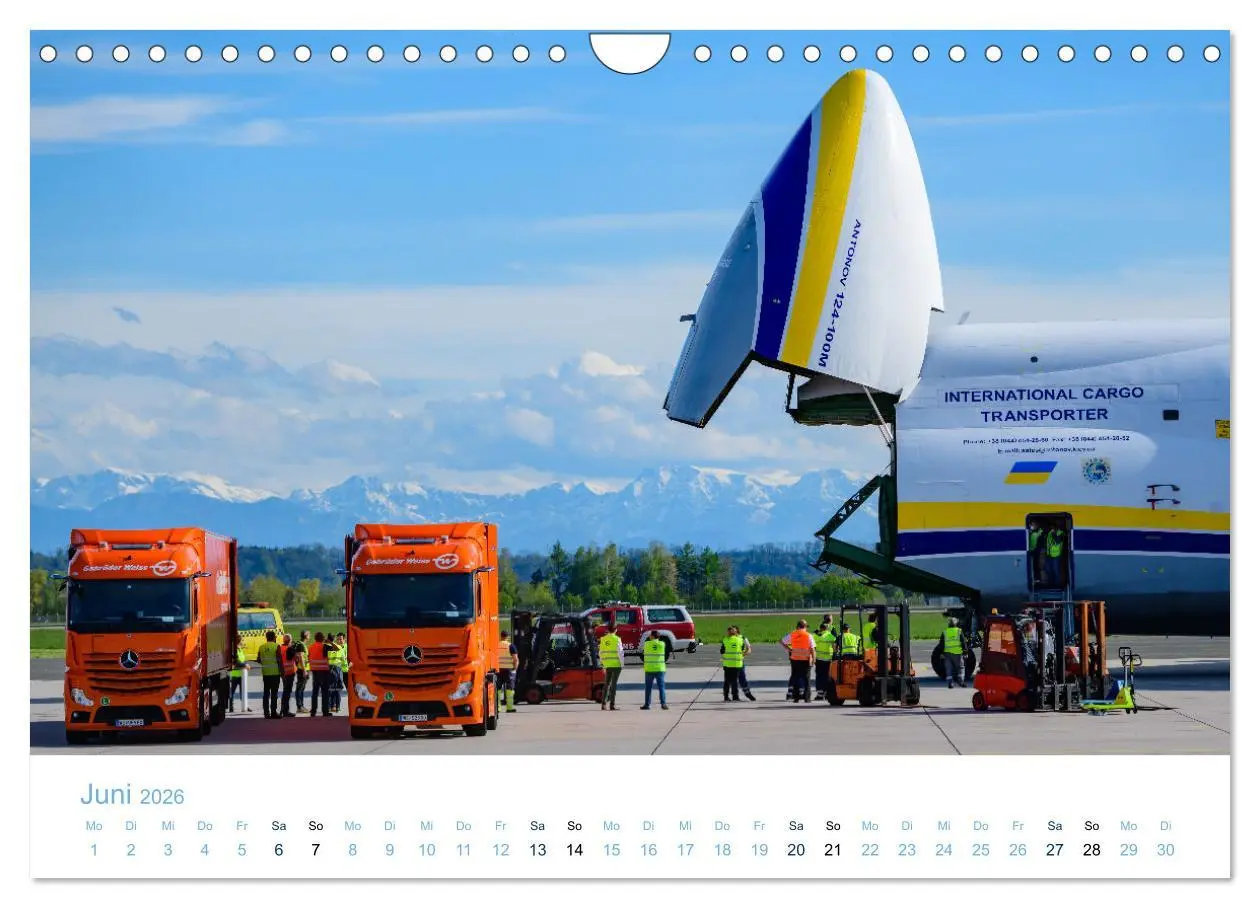 Bild: 9783457607121 | ANTONOV 124 (Wandkalender 2026 DIN A4 quer), CALVENDO Monatskalender