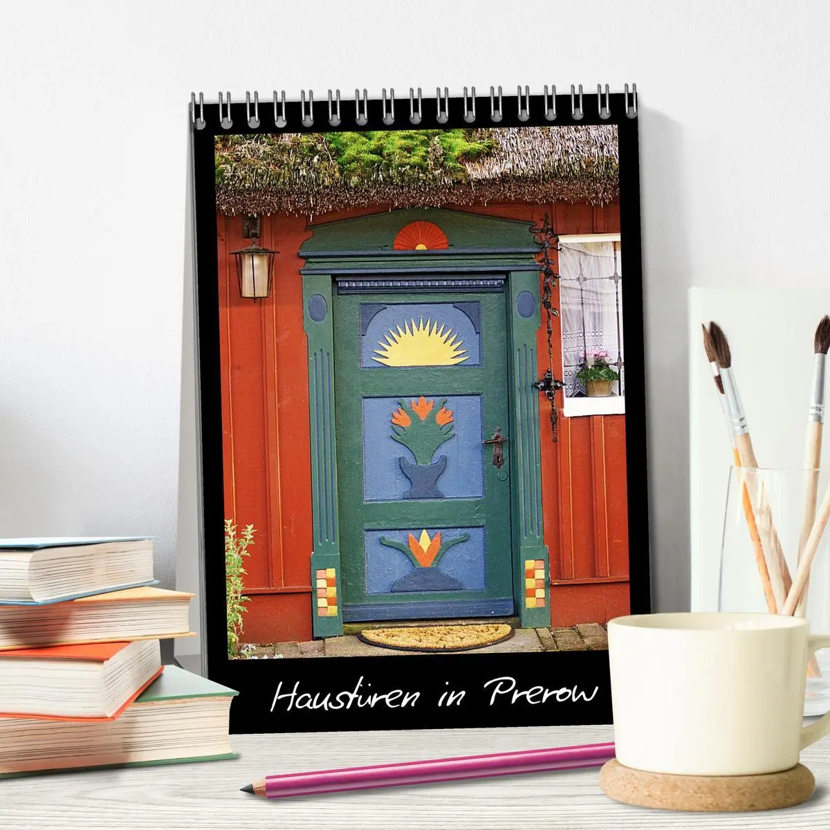 Bild: 9783516487121 | Haustüren in Prerow (Tischkalender 2026 DIN A5 hoch), CALVENDO...