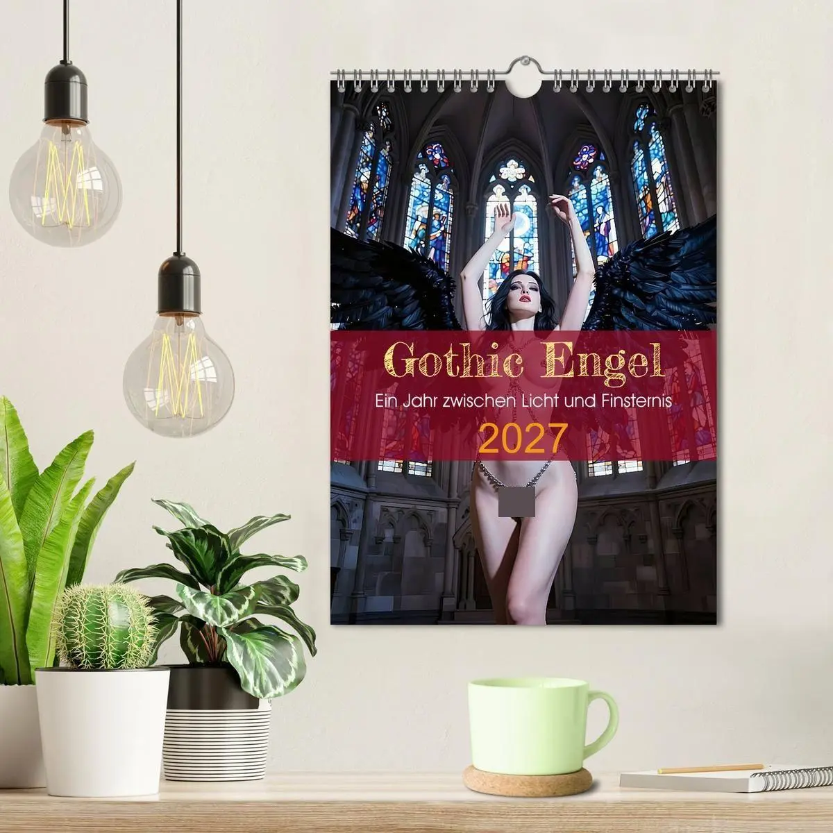 Bild: 9783516797121 | Gothic Engel (Wandkalender 2027 DIN A4 hoch), CALVENDO Monatskalender