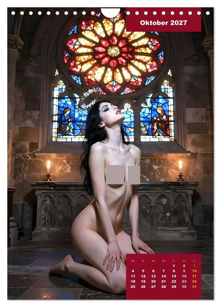 Bild: 9783516797121 | Gothic Engel (Wandkalender 2027 DIN A4 hoch), CALVENDO Monatskalender