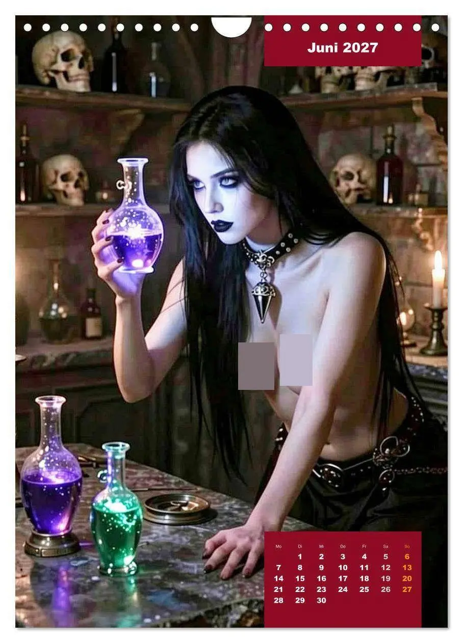 Bild: 9783516797121 | Gothic Engel (Wandkalender 2027 DIN A4 hoch), CALVENDO Monatskalender