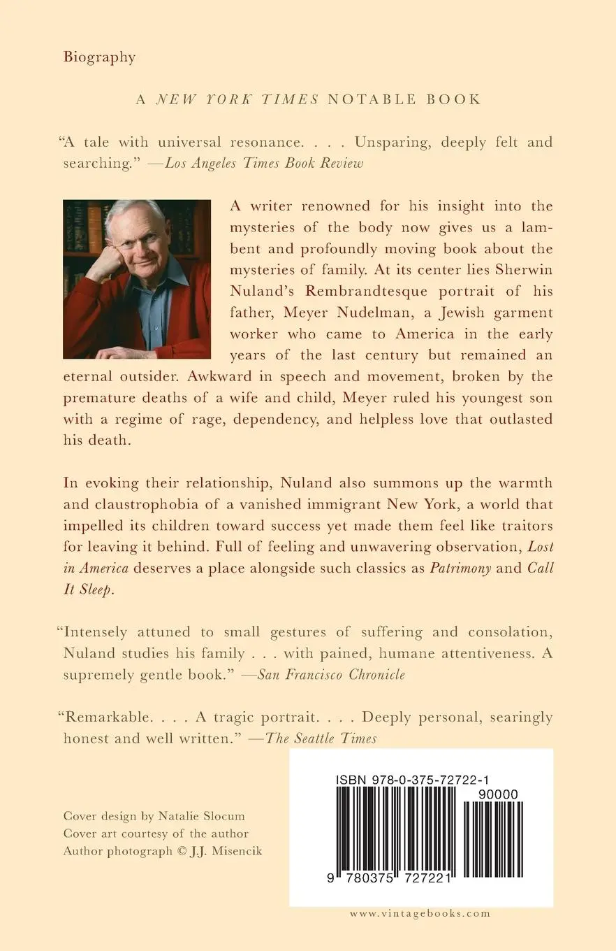 Rückseite: 9780375727221 | Lost in America | A Journey with My Father | Sherwin B. Nuland | Buch