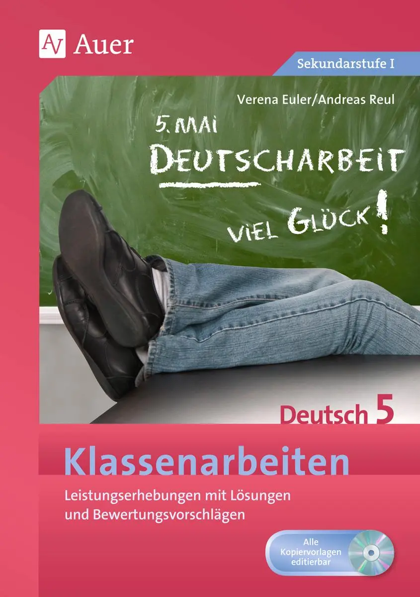 Cover: 9783403067221 | Klassenarbeiten Deutsch 5 | Verena Euler (u. a.) | Broschüre | 52 S.