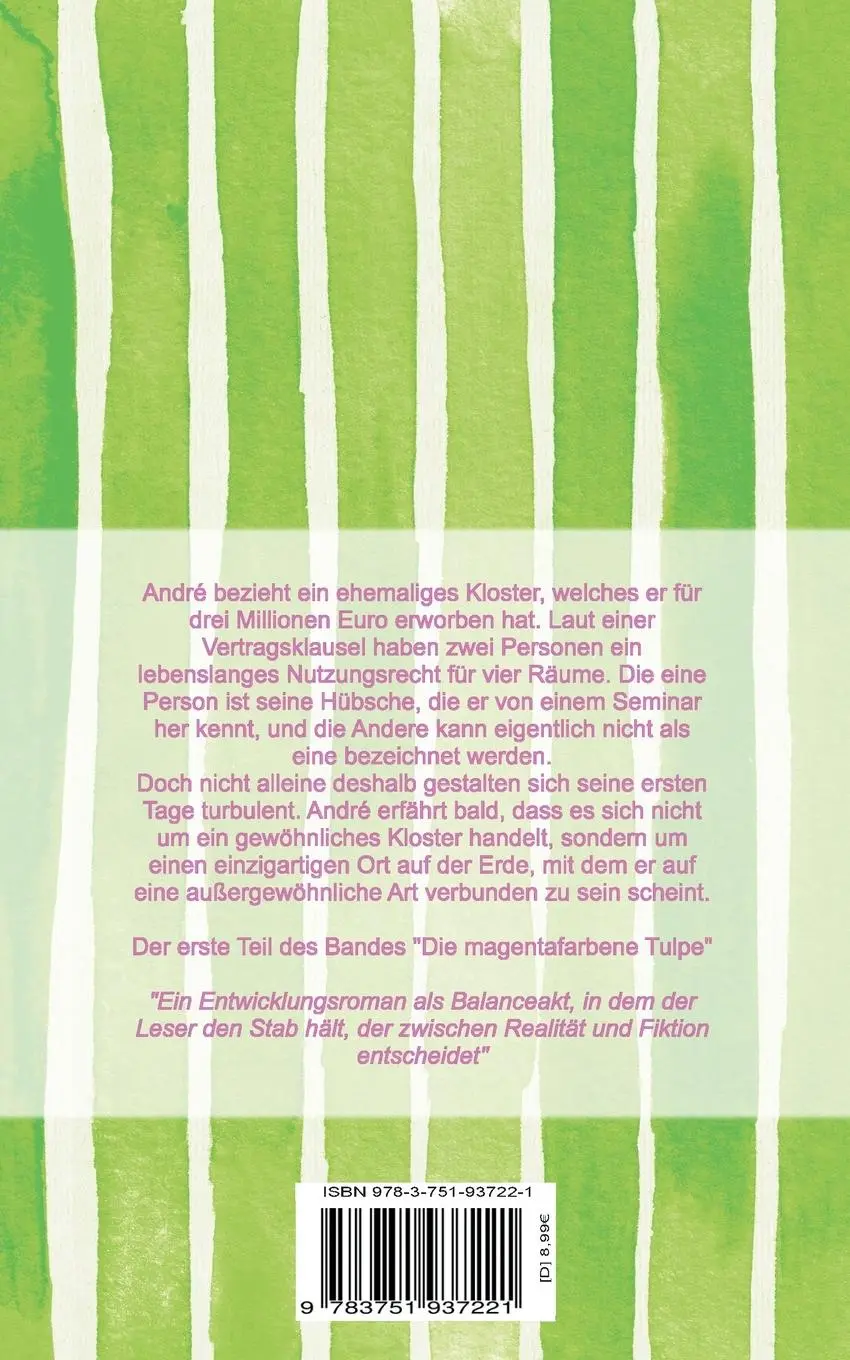 Rückseite: 9783751937221 | Die magentafarbene Tulpe | Andreas Steinberger | Taschenbuch | 232 S.