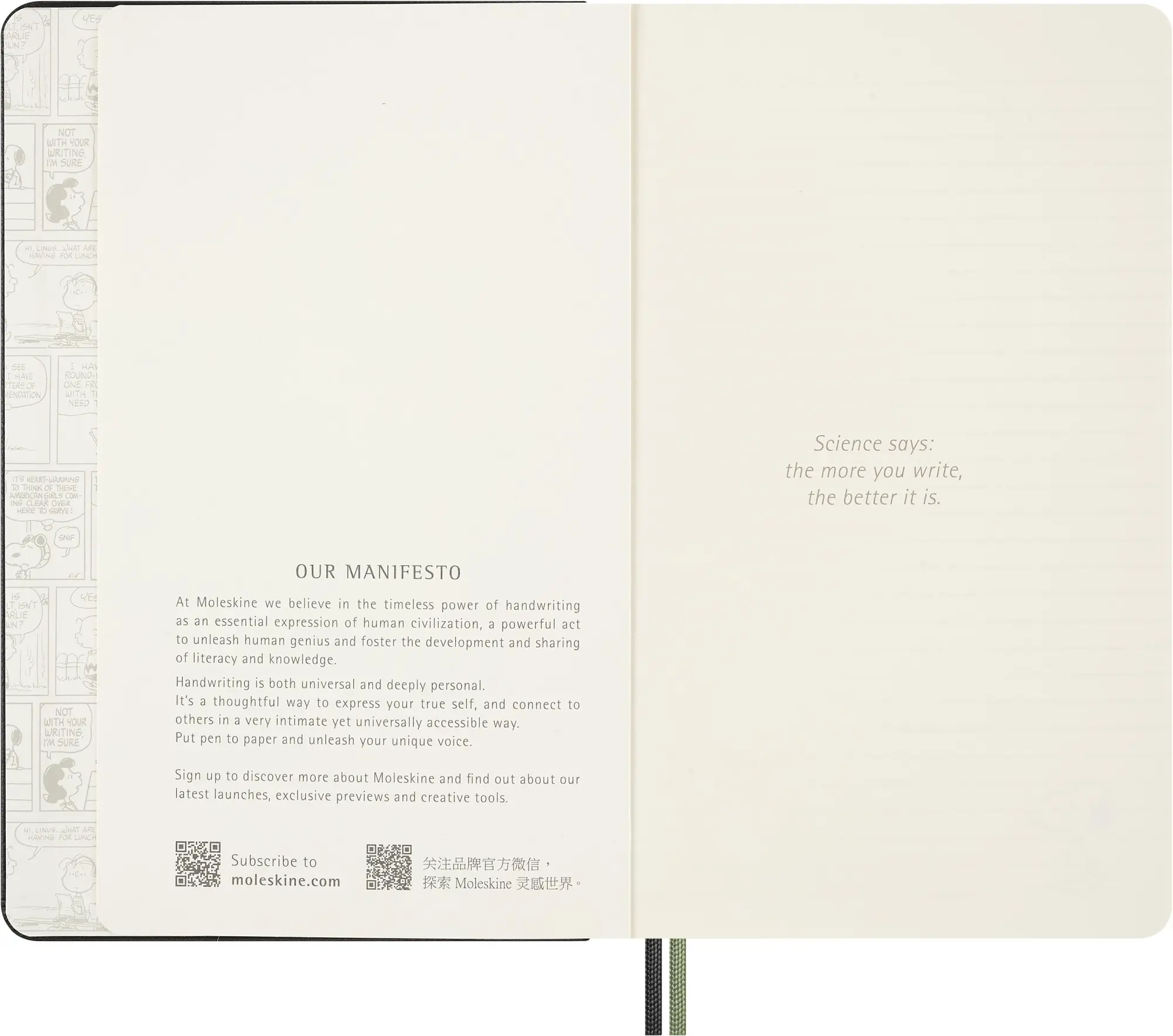 Bild: 8056999277321 | Moleskine Peanuts Gruppe Notizbuch limitierte Ausgabe, L/A5,...