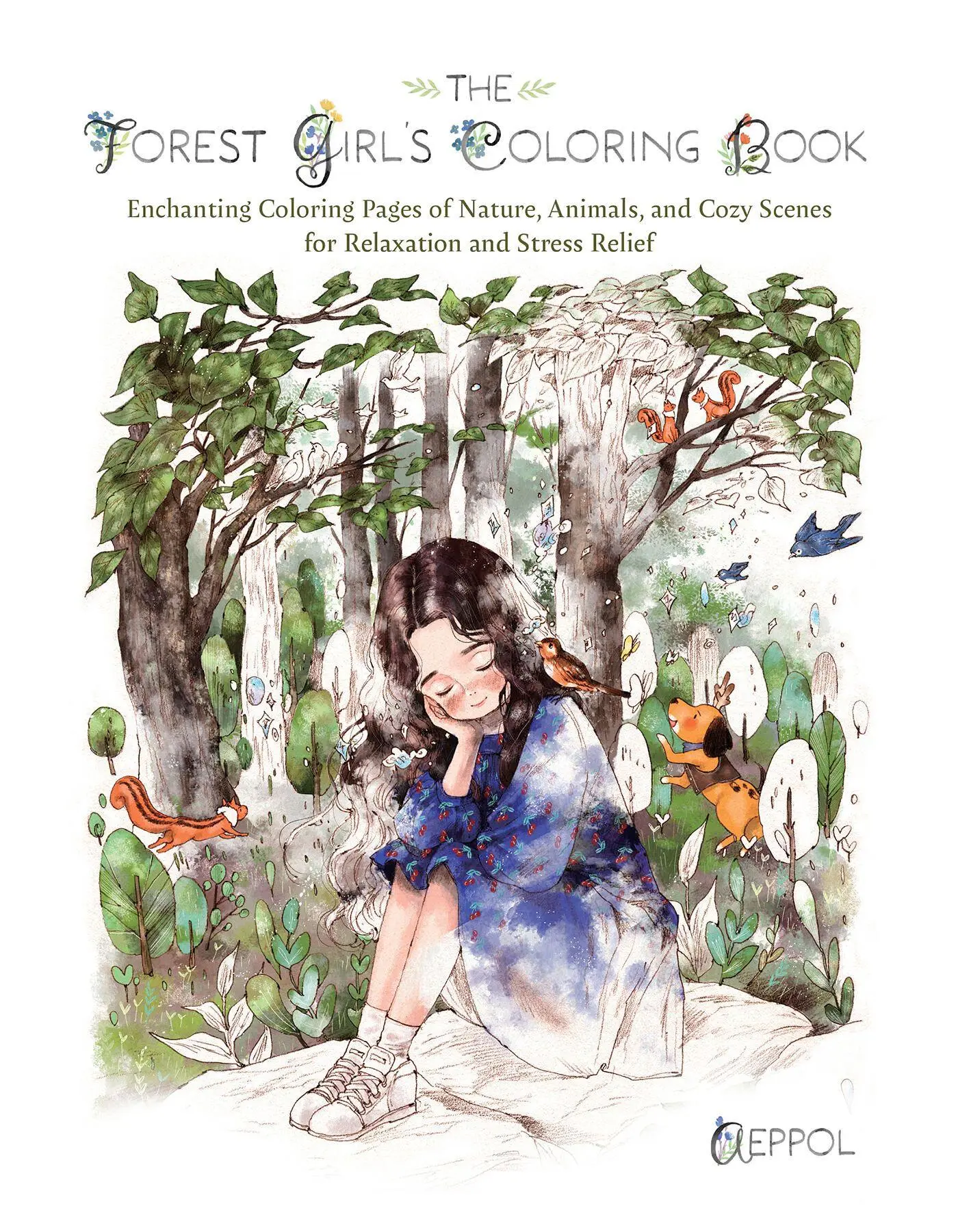 Cover: 9781646047321 | The Forest Girl's Coloring Book | Aeppol | Taschenbuch | Englisch