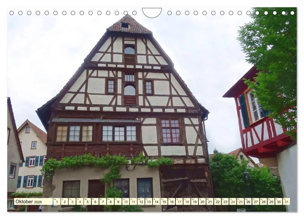 Bild: 9783457827321 | Unterwegs in Besigheim (Wandkalender 2026 DIN A4 quer), CALVENDO...