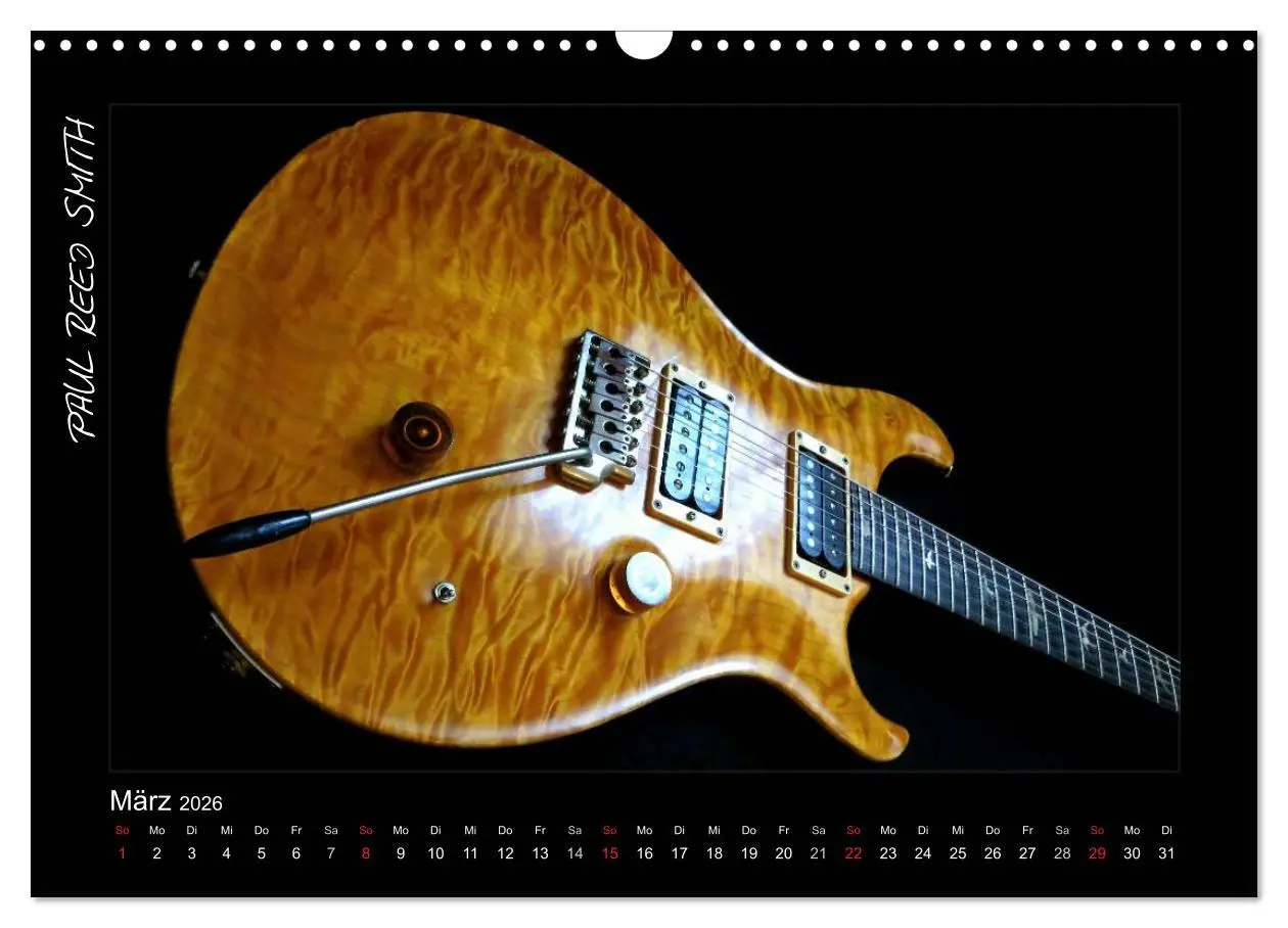 Bild: 9783516157321 | ROCKGITARREN in Szene gesetzt (Wandkalender 2026 DIN A3 quer),...