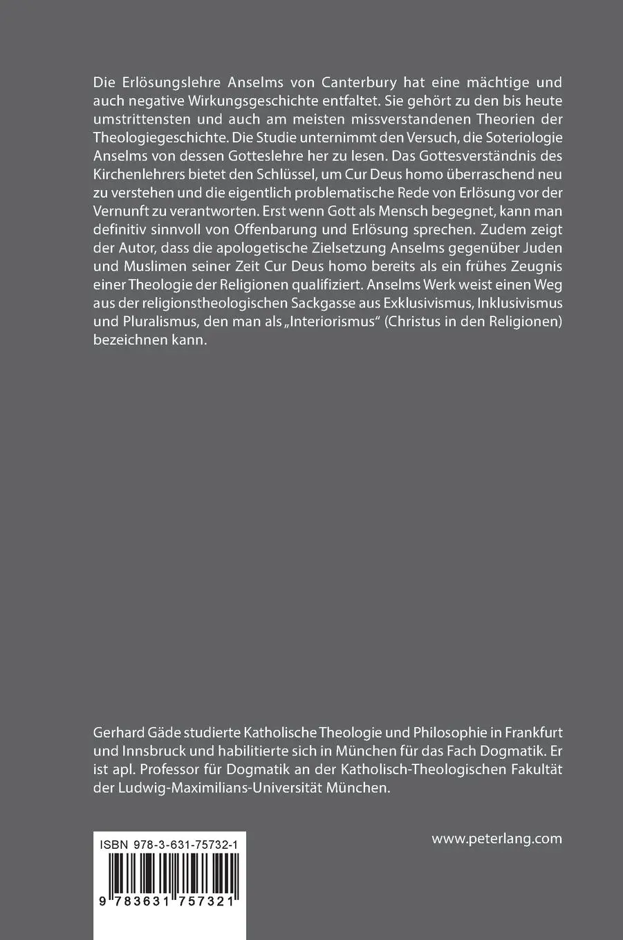 Rückseite: 9783631757321 | Eine andere Barmherzigkeit | Gerhard Gäde | Buch | Berliner Bibliothek