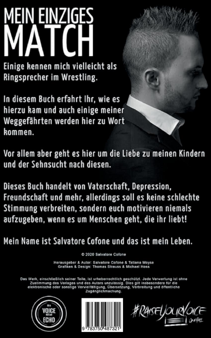 Rückseite: 9783750487321 | Mein einziges Match | Salvatore Cofone (u. a.) | Taschenbuch | 144 S.