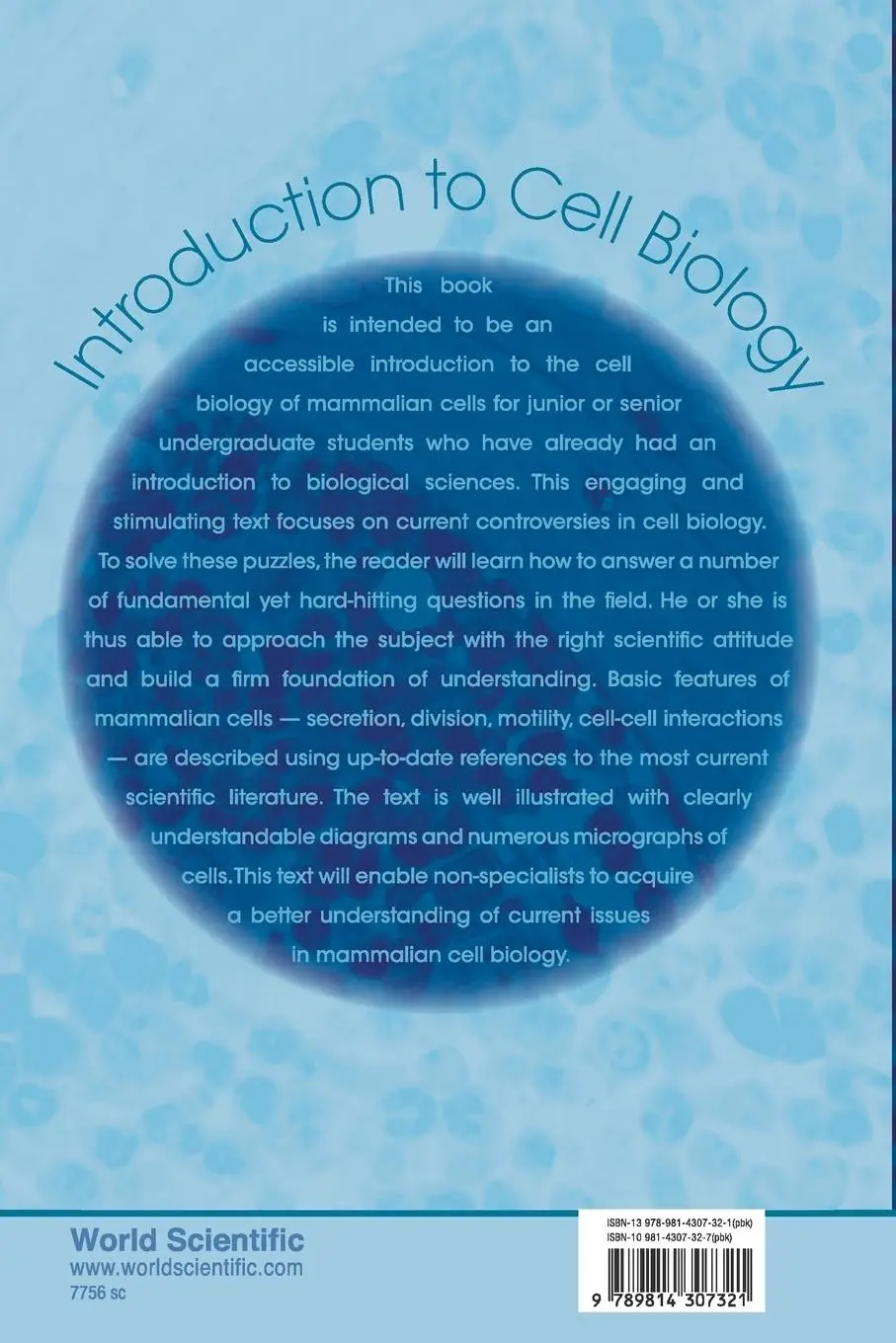 Rückseite: 9789814307321 | INTRODUCTION TO CELL BIOLOGY | Young John K | Taschenbuch | Englisch