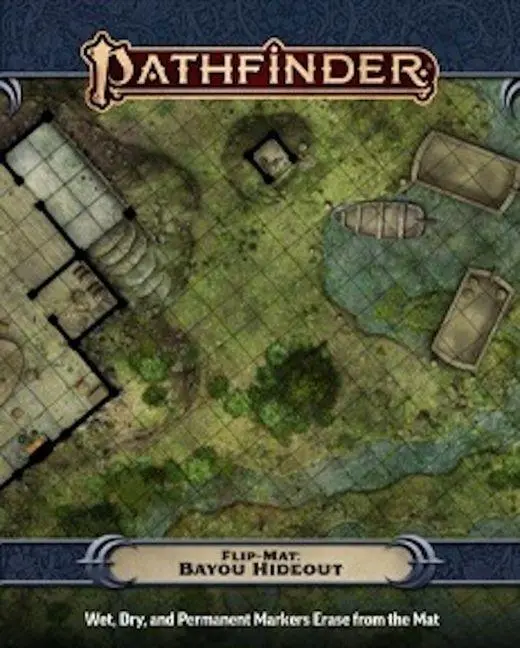 Cover: 9781640787421 | Pathfinder Flip-Mat: Bayou Hideout | (Land-)Karte | Englisch | 2025