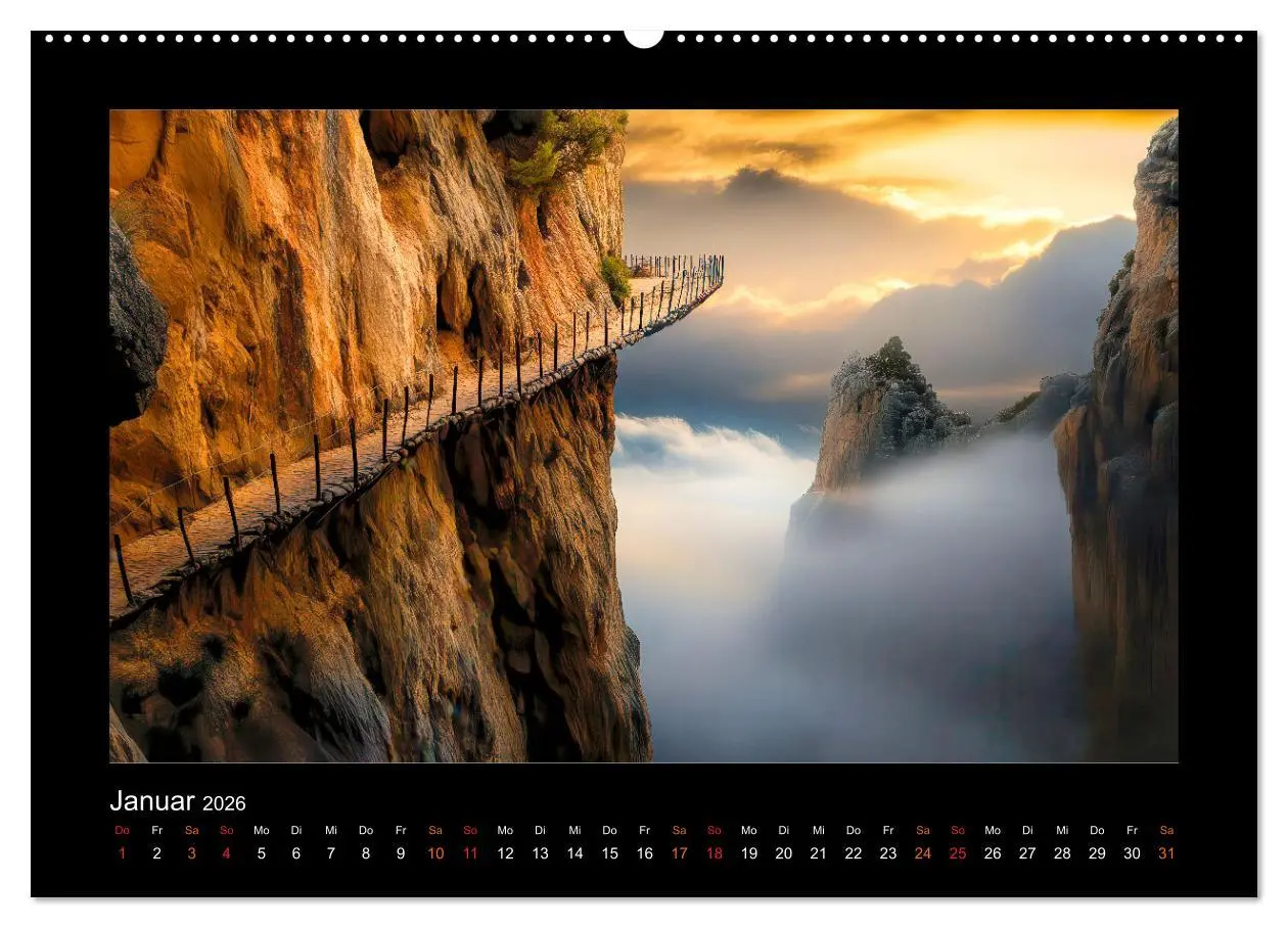 Bild: 9783457297421 | Abenteuerliche Wege (hochwertiger Premium Wandkalender 2026 DIN A2...