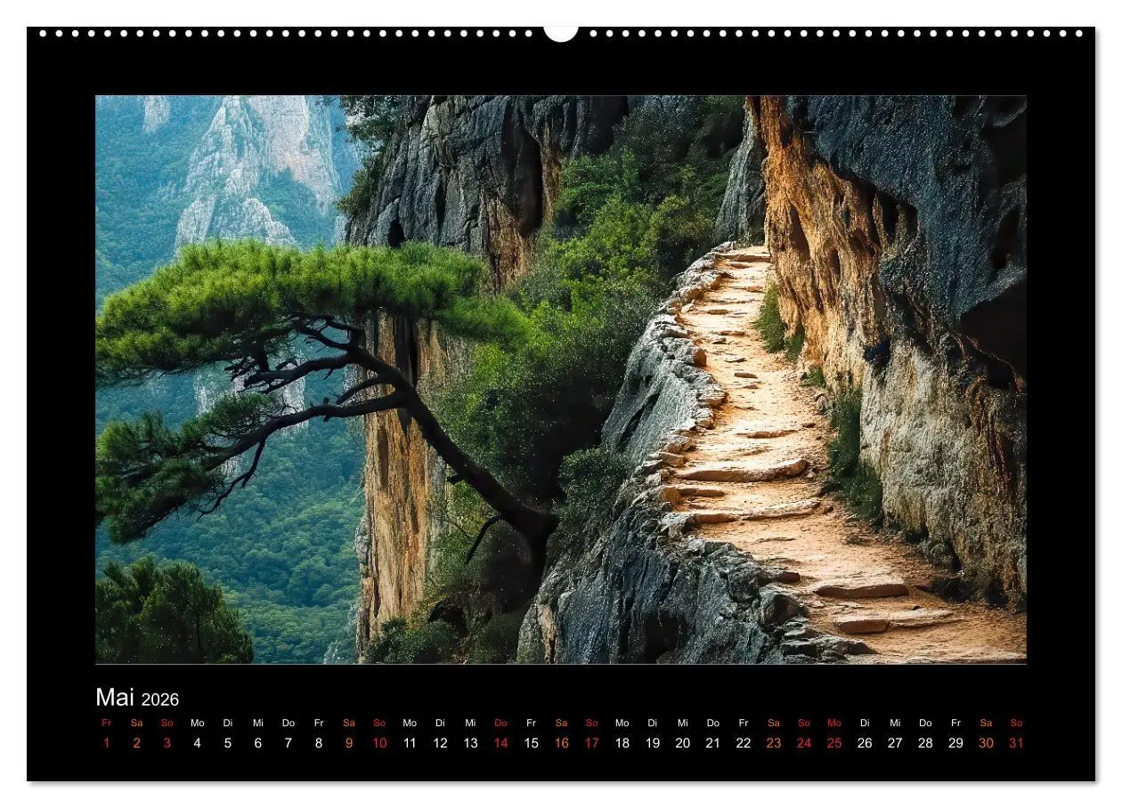 Bild: 9783457297421 | Abenteuerliche Wege (hochwertiger Premium Wandkalender 2026 DIN A2...