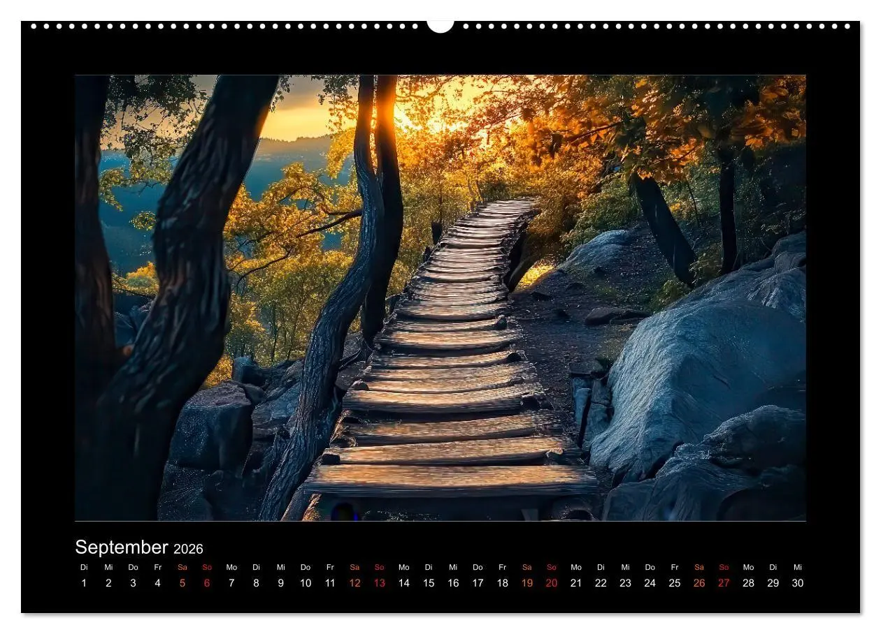 Bild: 9783457297421 | Abenteuerliche Wege (hochwertiger Premium Wandkalender 2026 DIN A2...