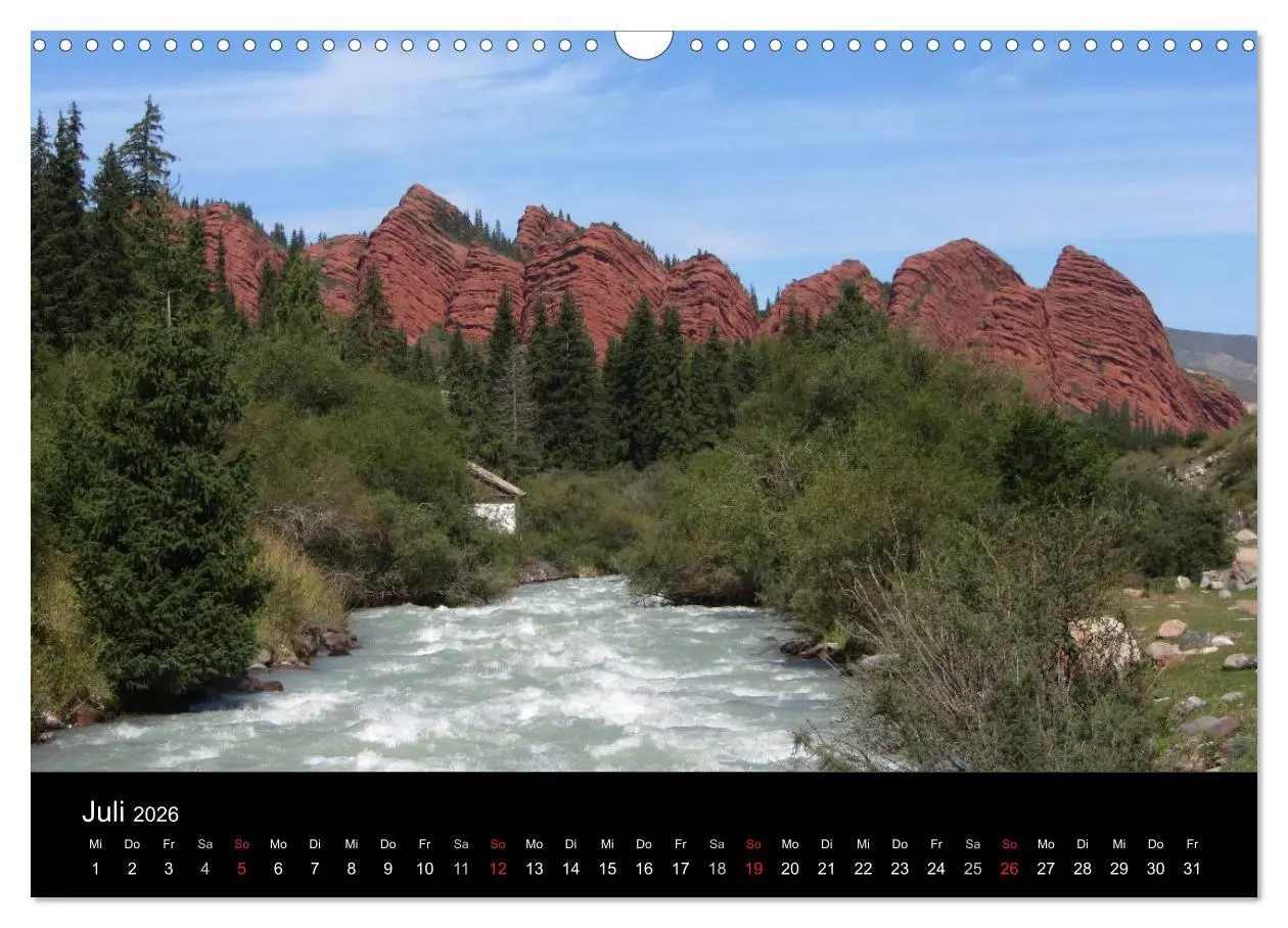 Bild: 9783516147421 | Kirgistan 2026 (Wandkalender 2026 DIN A3 quer), CALVENDO...