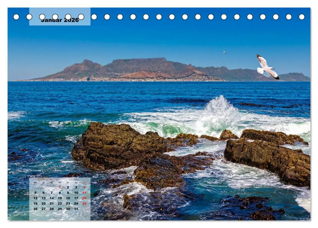 Bild: 9783516217421 | Südafrika - Kapstadt und Westkap (Tischkalender 2026 DIN A5 quer),...
