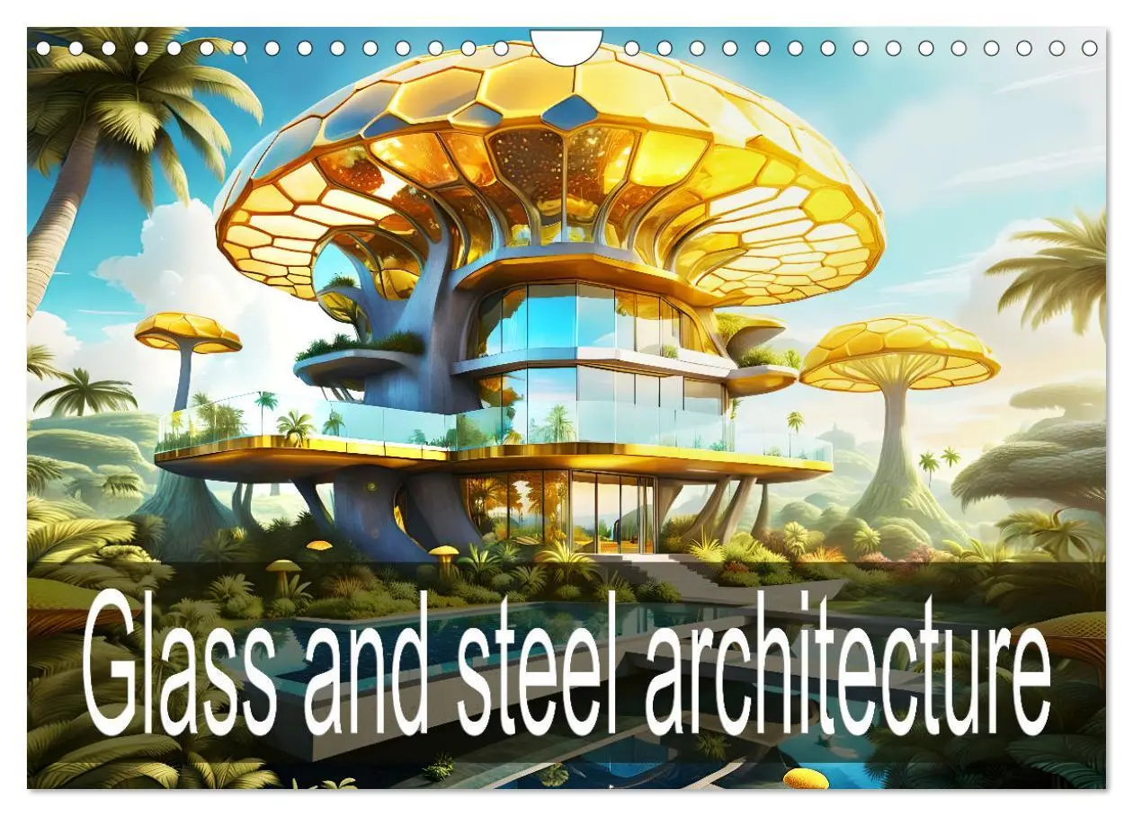 Cover: 9783516527421 | Glass and steel architecture (Wall Calendar 2026 DIN A4 landscape),...