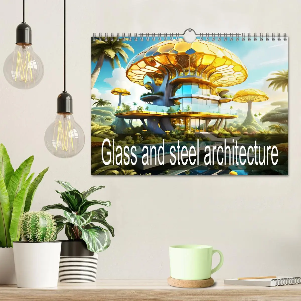 Bild: 9783516527421 | Glass and steel architecture (Wall Calendar 2026 DIN A4 landscape),...