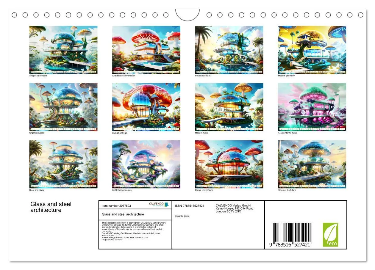 Bild: 9783516527421 | Glass and steel architecture (Wall Calendar 2026 DIN A4 landscape),...