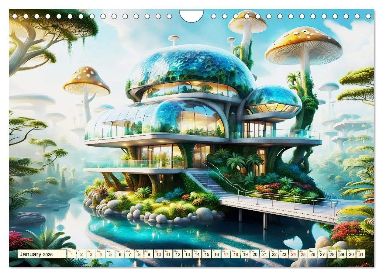 Bild: 9783516527421 | Glass and steel architecture (Wall Calendar 2026 DIN A4 landscape),...