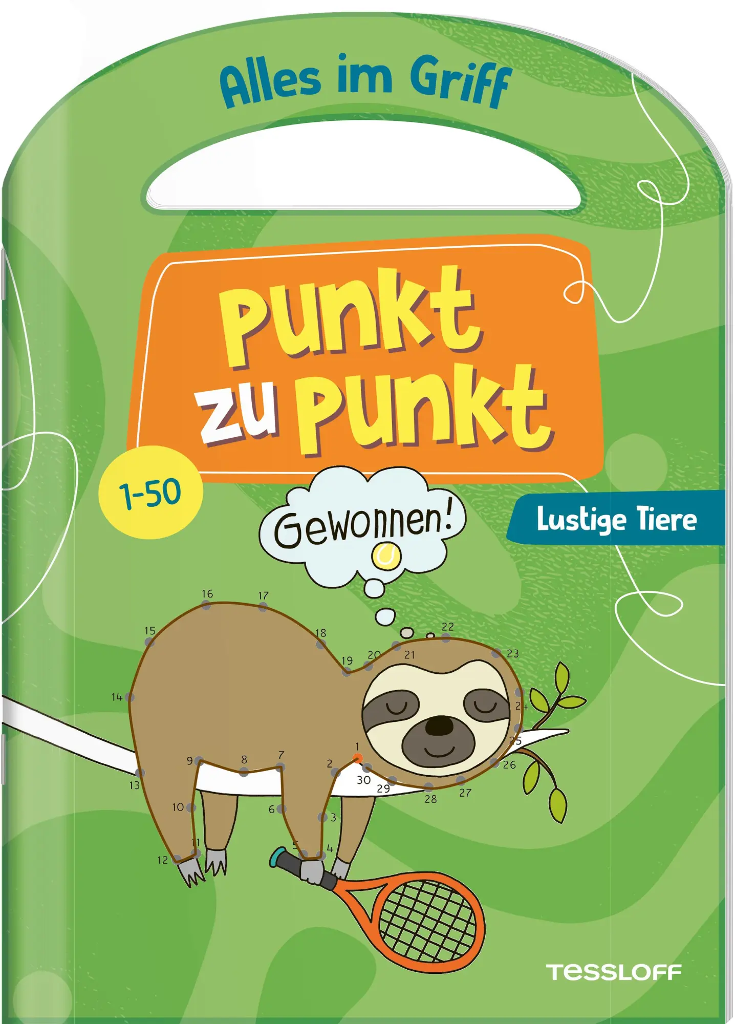 Cover: 9783788647421 | Alles im Griff. Punkt zu Punkt. Lustige Tiere. 1-50 | Ina Kappes