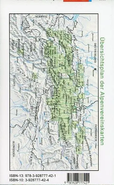 Bild: 9783928777421 | DAV Alpenvereinskarte 30/4 Ötztaler Alpen - Nauderer Berge 1 : 25 000