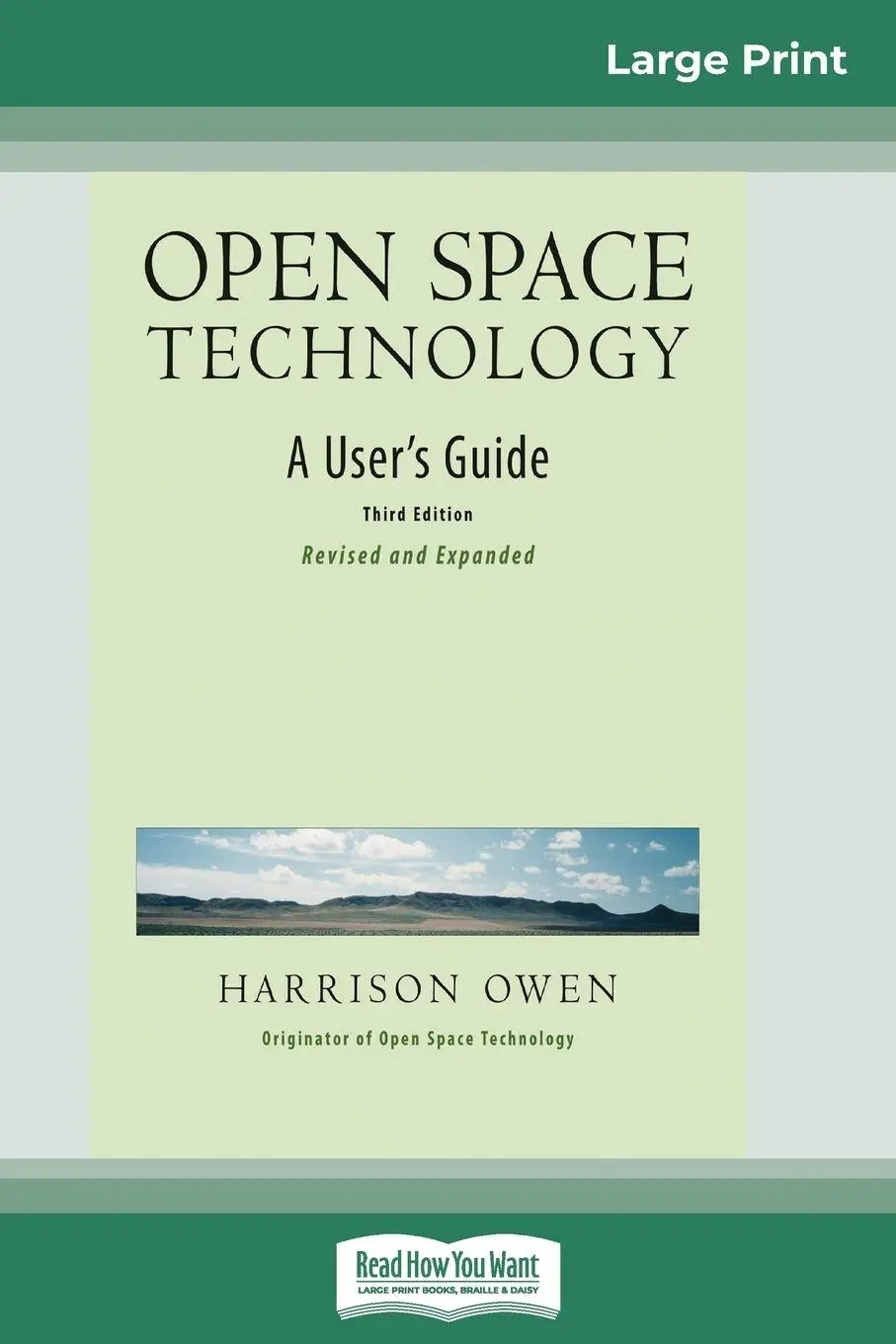 Cover: 9780369307521 | Open Space Technology | A User's Guide (16pt Large Print Edition)