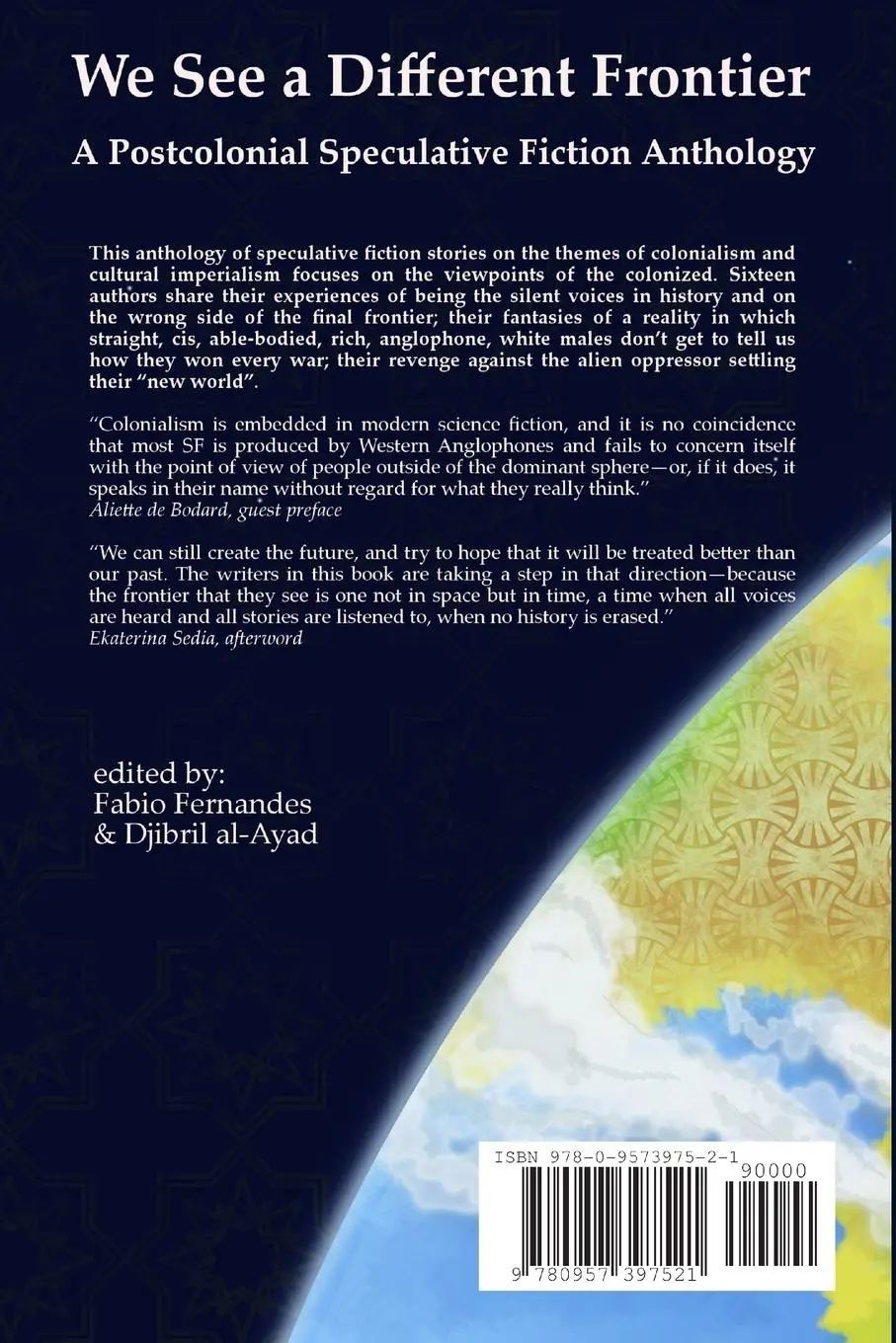 Rückseite: 9780957397521 | We See a Different Frontier | Djibril Al-Ayad (u. a.) | Taschenbuch