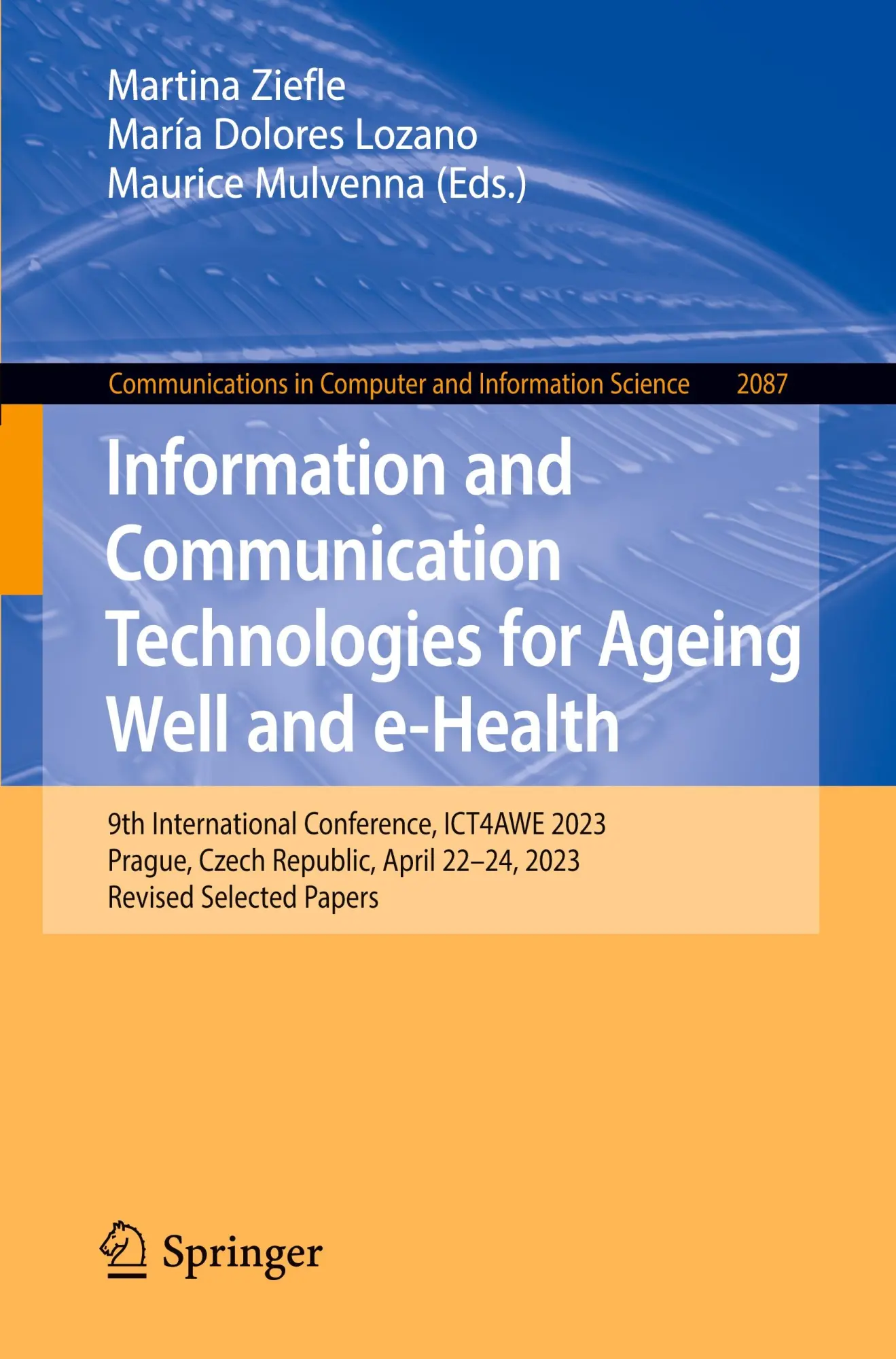 Cover: 9783031627521 | Information and Communication Technologies for Ageing Well and...