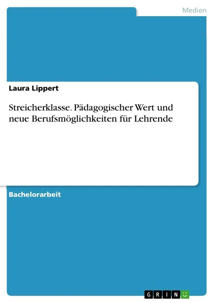 Cover: 9783346307521 | Streicherklasse. Pädagogischer Wert und neue Berufsmöglichkeiten...