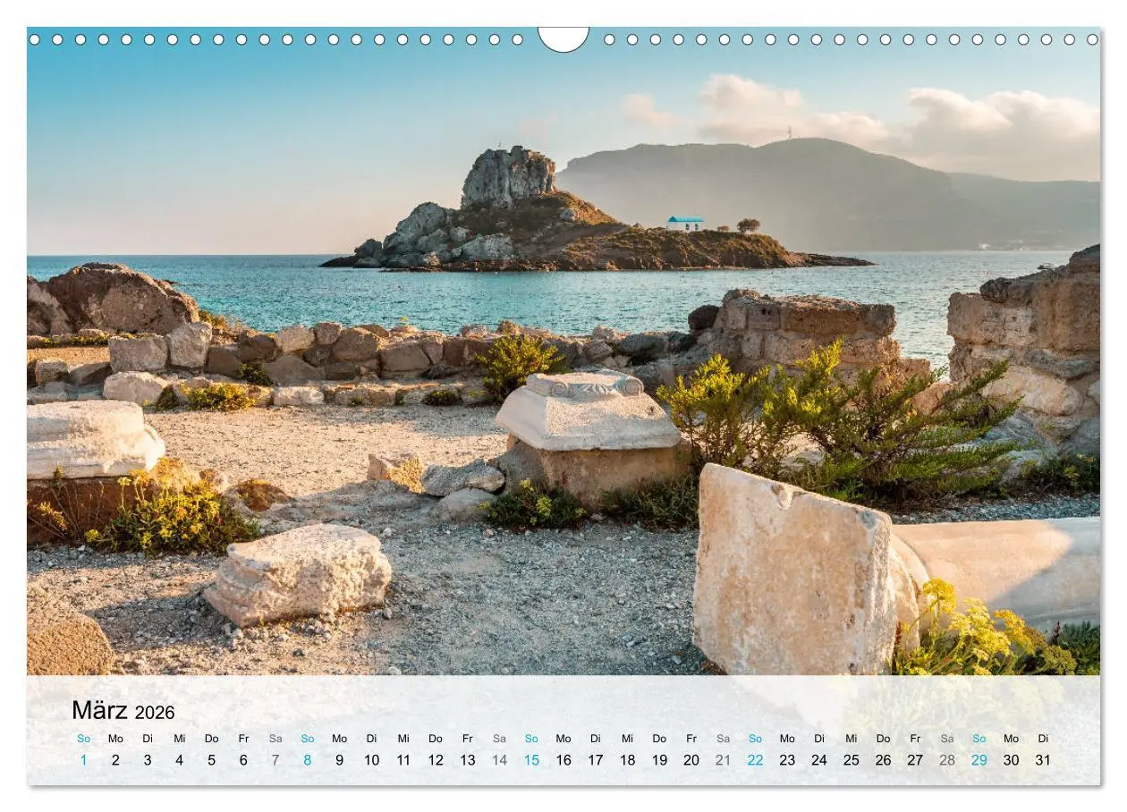 Bild: 9783457667521 | Kos - Insel des Hippokrates (Wandkalender 2026 DIN A3 quer),...