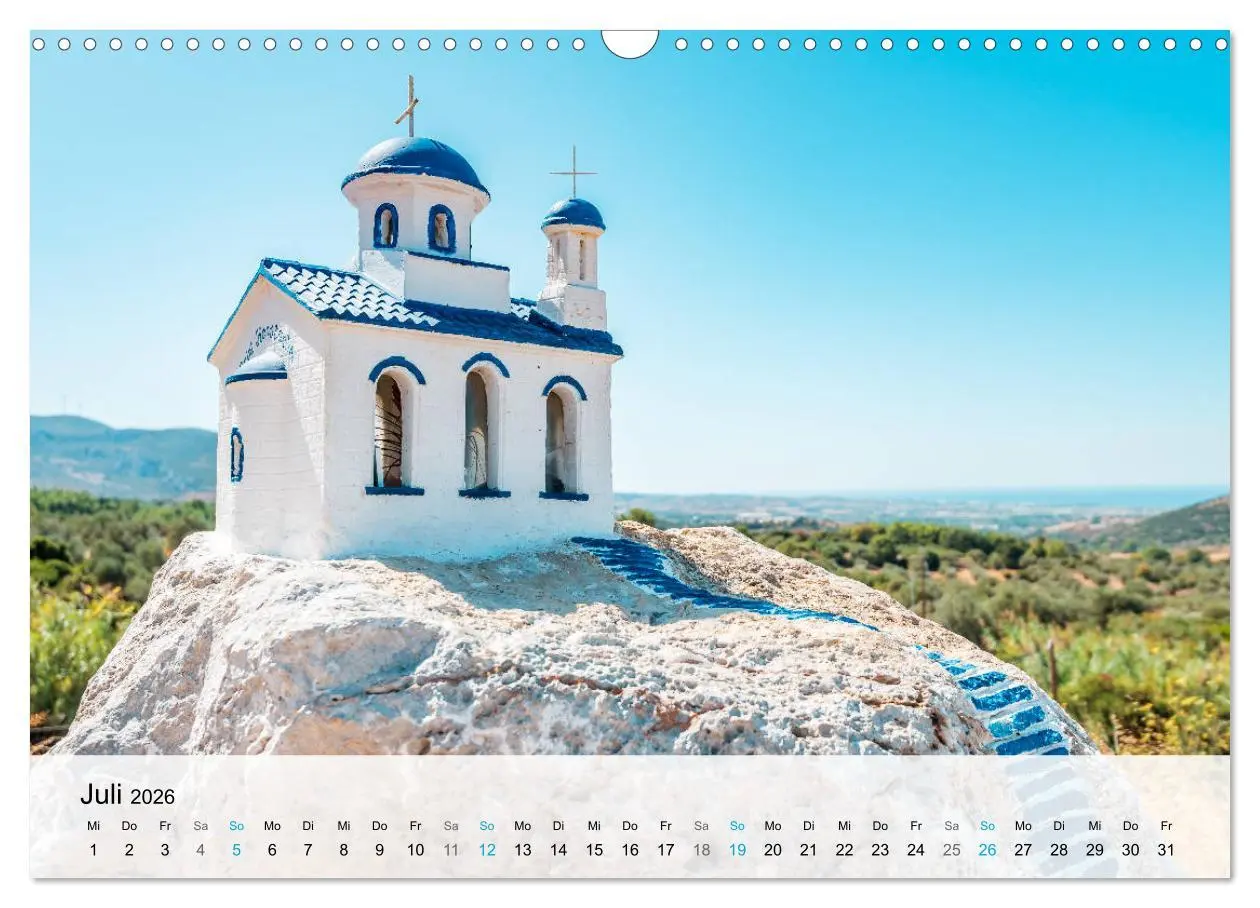 Bild: 9783457667521 | Kos - Insel des Hippokrates (Wandkalender 2026 DIN A3 quer),...