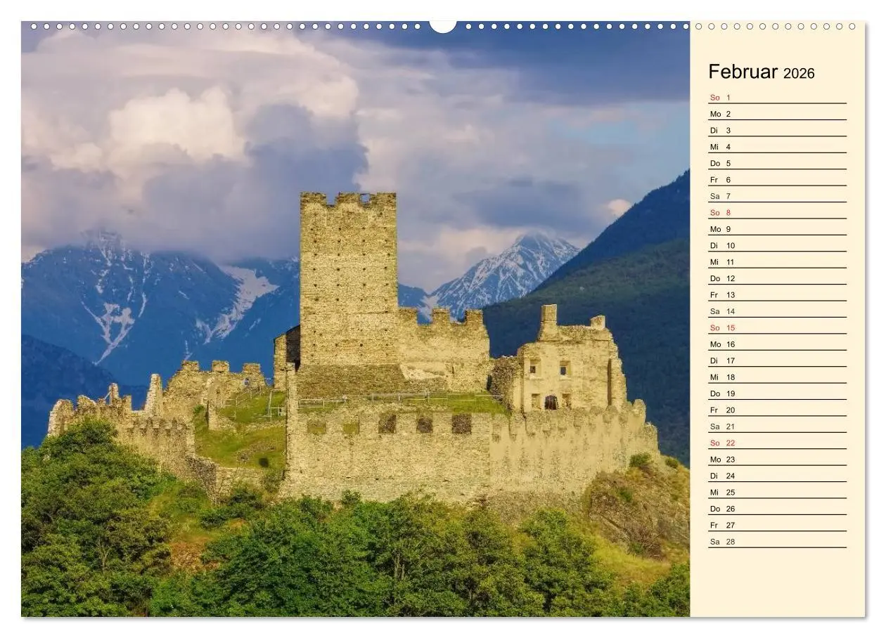 Bild: 9783457977521 | Burgen in Italien (Wandkalender 2026 DIN A2 quer), CALVENDO...