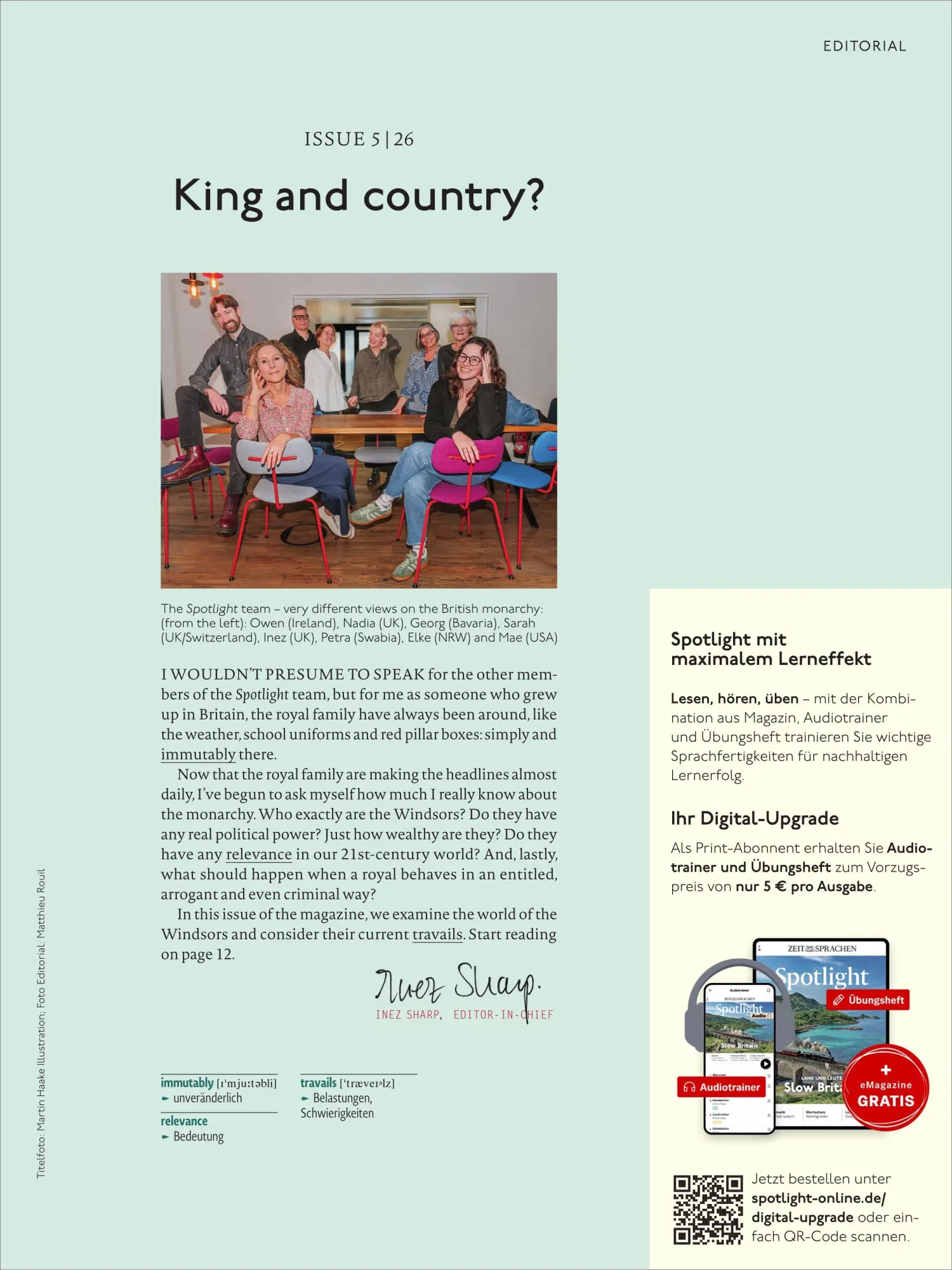 Bild: 9783689877521 | Spotlight Magazin 5/26 | ZEIT SPRACHEN GmbH | Broschüre | 67 S. | 2026