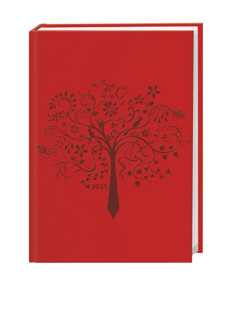 Cover: 9783756407521 | Terminer A6, geprägt rot 2025 | Kalender | Kalender | Deutsch | 2025