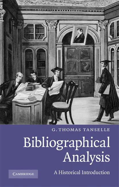Cover: 9780521757621 | Bibliographical Analysis | G. Thomas Tanselle | Taschenbuch | Englisch