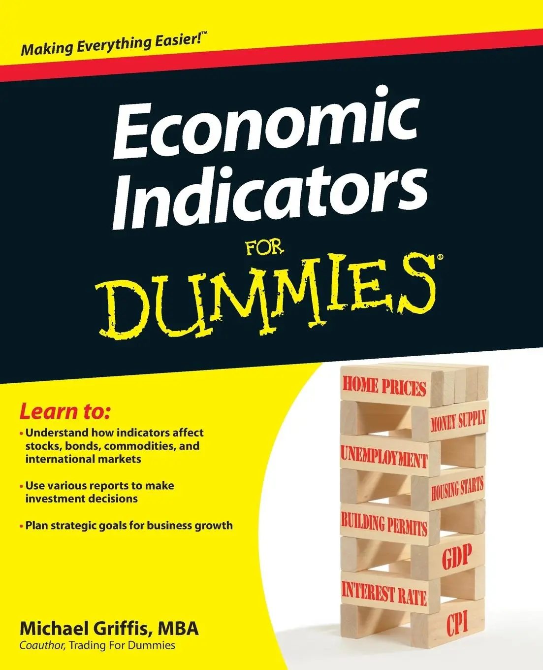 Cover: 9781118037621 | Economic Indicators For Dummies | Michael Griffis | Taschenbuch | 2011