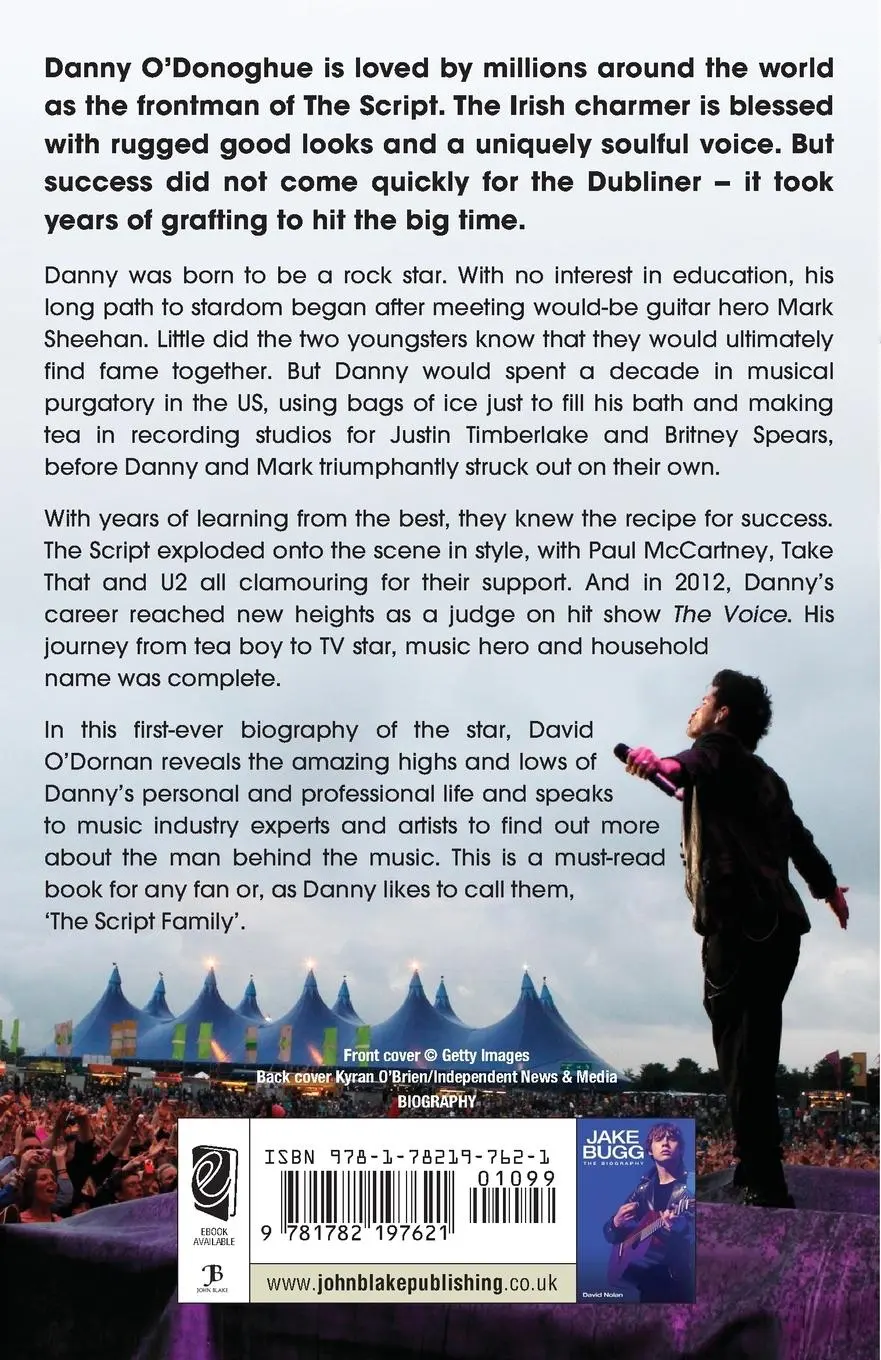 Rückseite: 9781782197621 | Danny O'Donoghue - The Biography | David O'Dornan | Taschenbuch | 2014