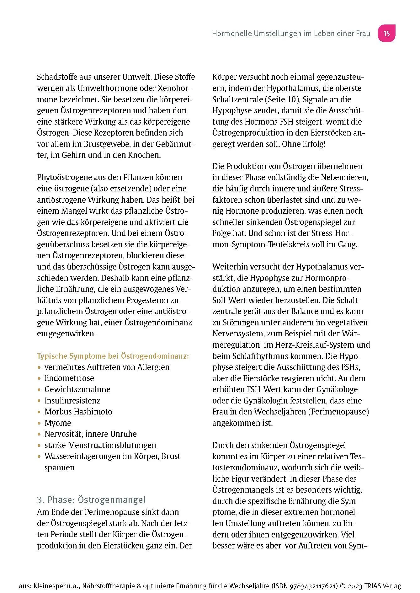 Bild: 9783432117621 | Nährstofftherapie &amp; optimierte Ernährung für die Wechseljahre | Buch