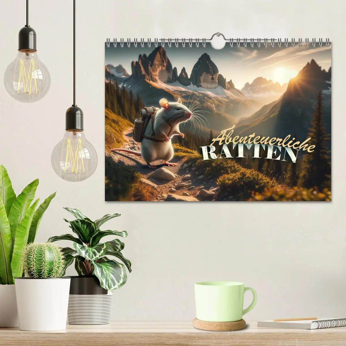 Bild: 9783457347621 | Abenteuerliche Ratten (Wandkalender 2026 DIN A4 quer), CALVENDO...