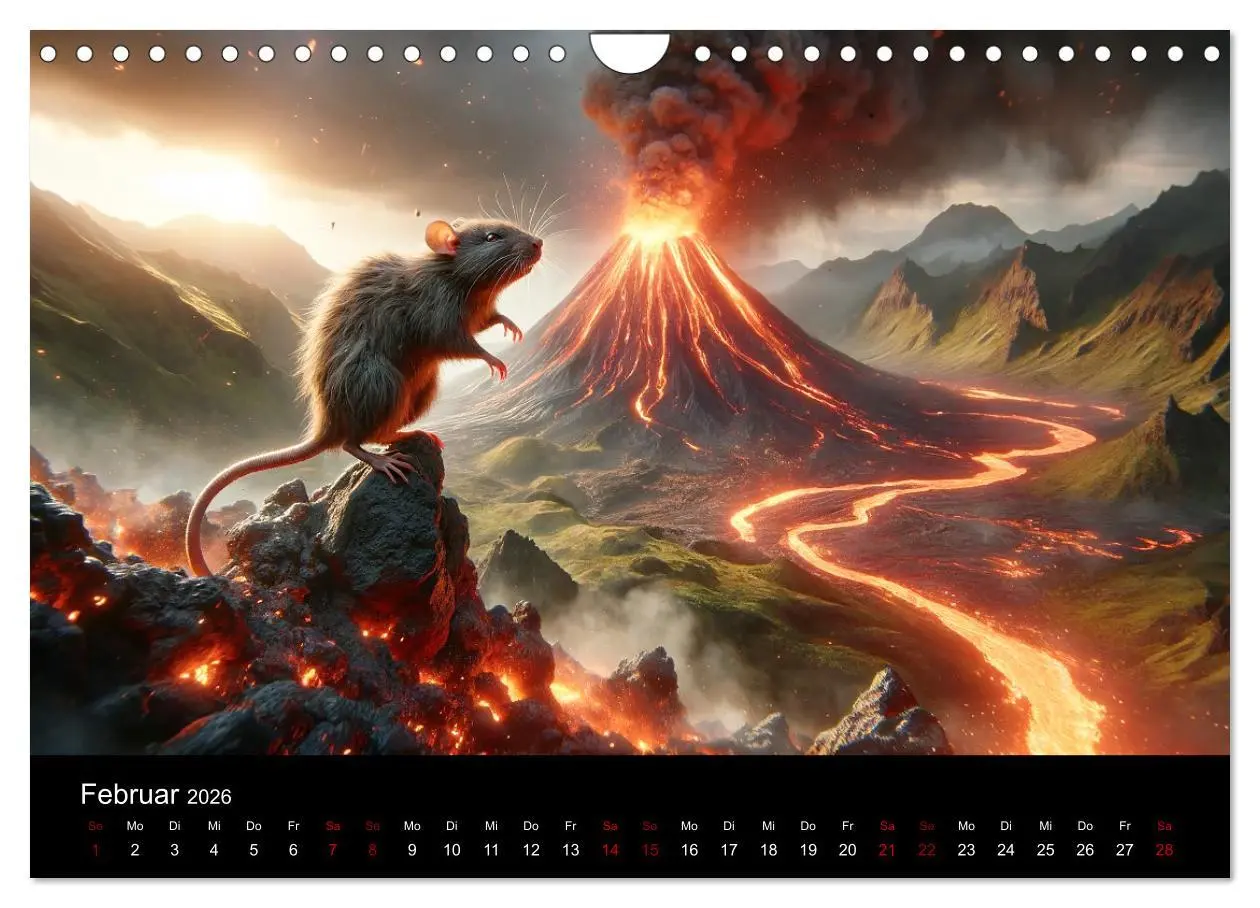 Bild: 9783457347621 | Abenteuerliche Ratten (Wandkalender 2026 DIN A4 quer), CALVENDO...