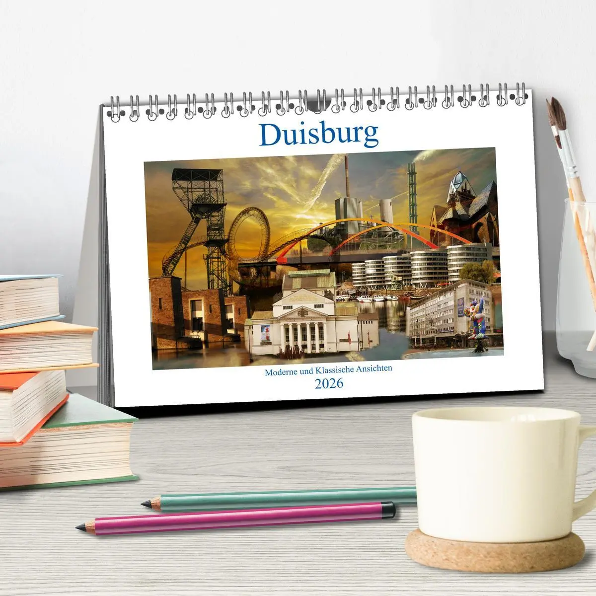 Bild: 9783457727621 | Duisburg. Moderne und Klassische Ansichten. (Tischkalender 2026 DIN...