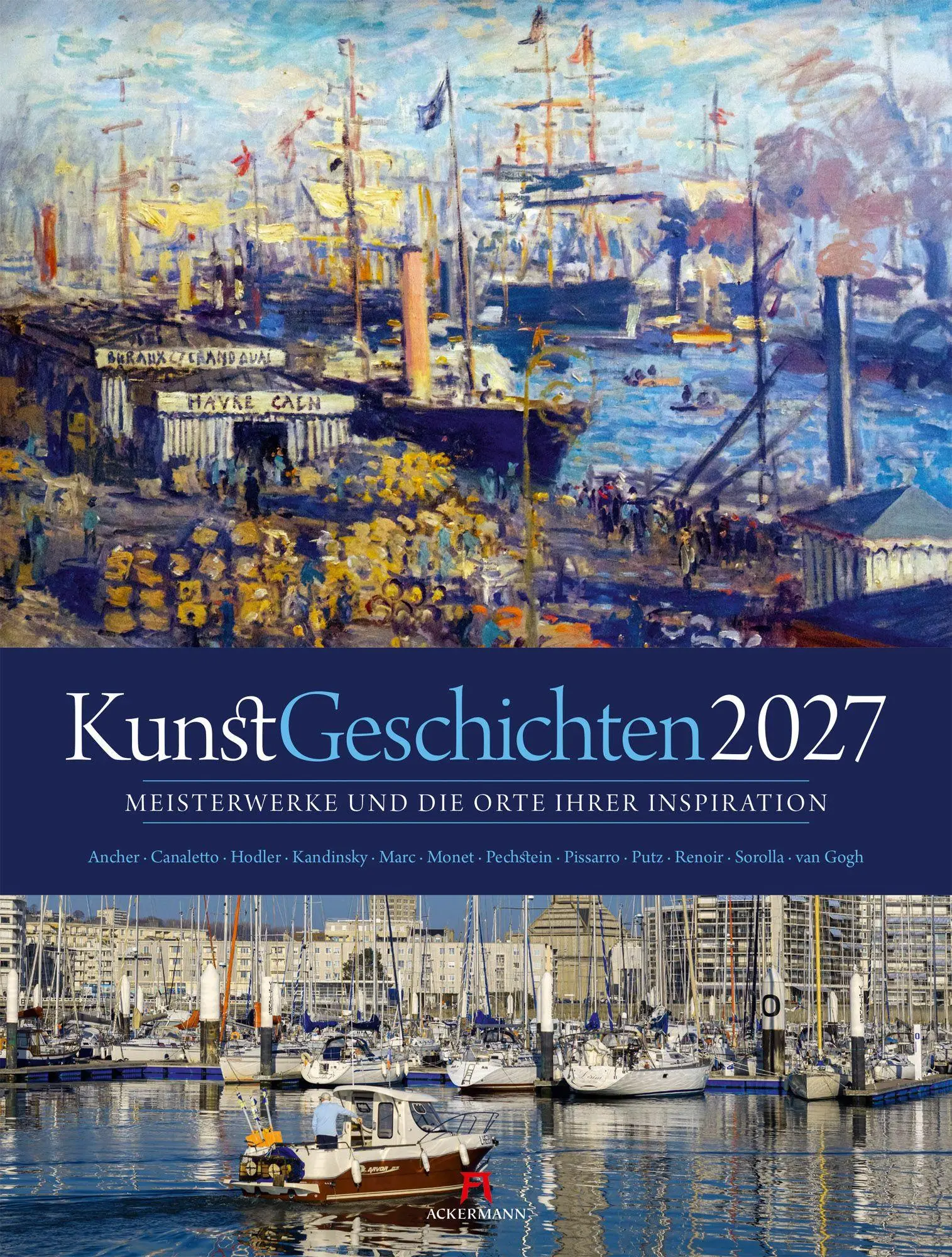 Cover: 9783838427621 | KunstGeschichten Kalender 2027 Meisterwerke und die Orte ihrer...