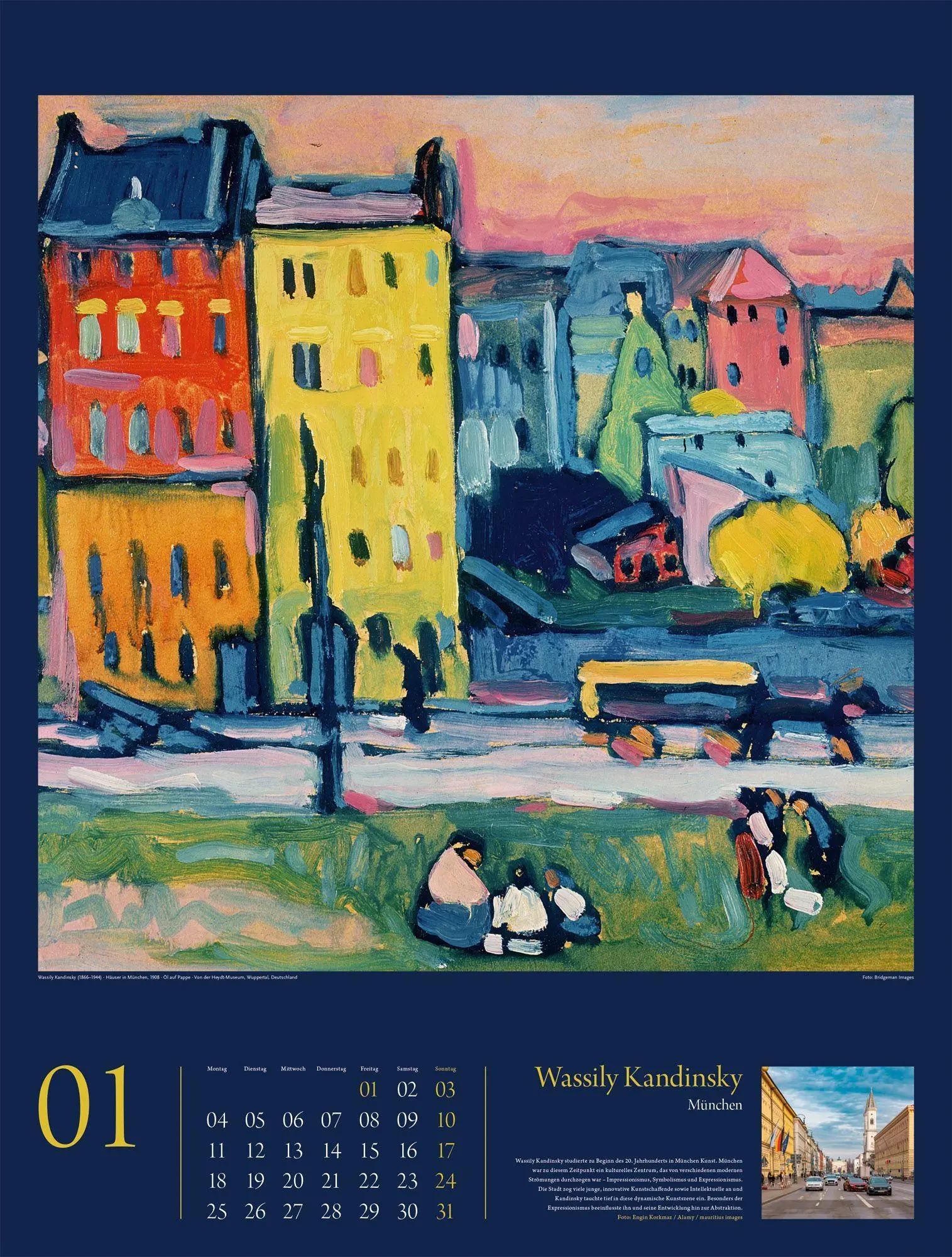 Bild: 9783838427621 | KunstGeschichten Kalender 2027 Meisterwerke und die Orte ihrer...