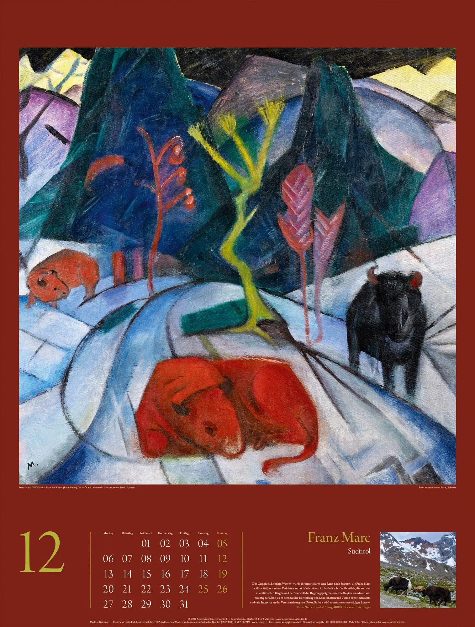 Bild: 9783838427621 | KunstGeschichten Kalender 2027 Meisterwerke und die Orte ihrer...